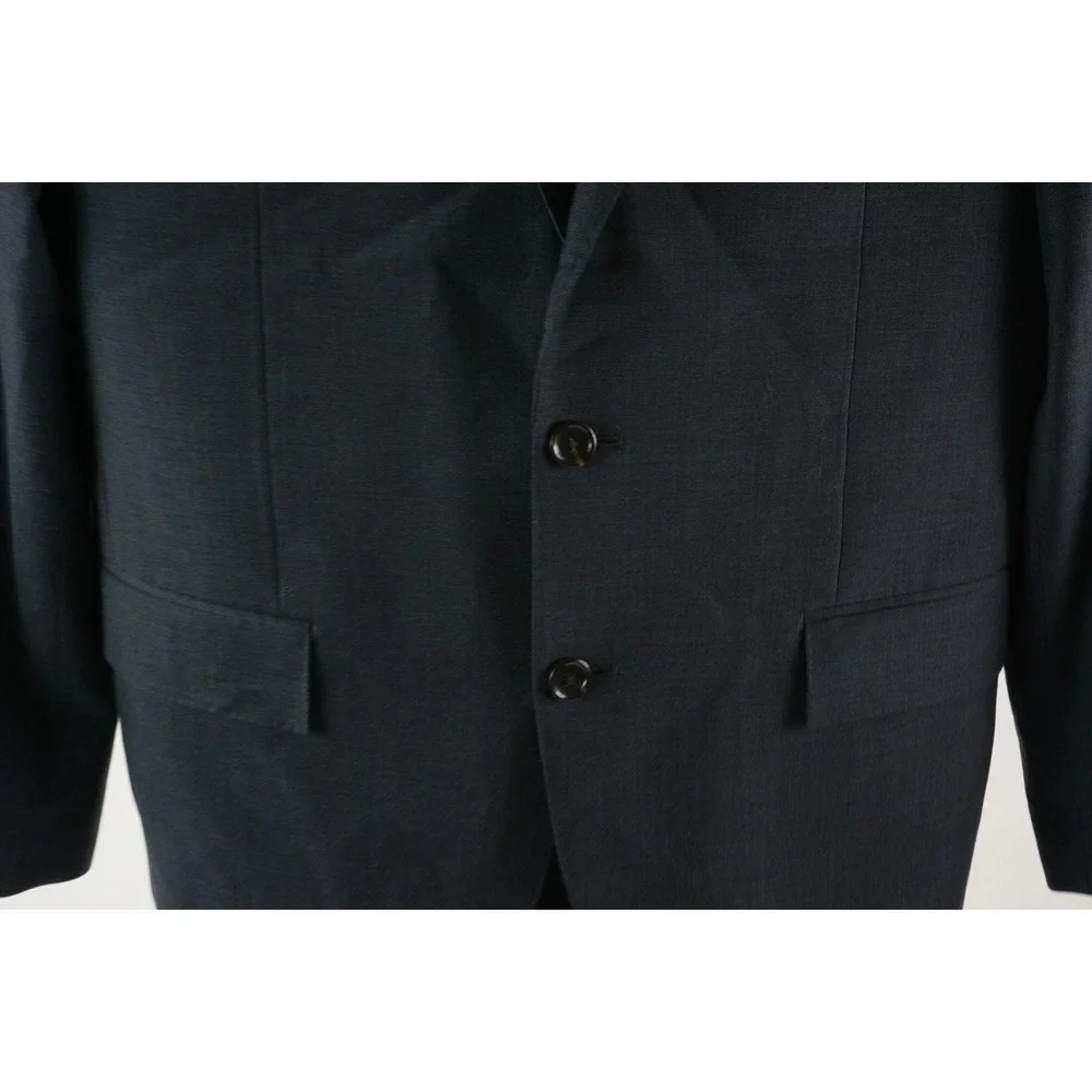 J. Crew Ludlow Tollegno 1900 Wool Suit Jacket Mens 42R Blue Vented Notch 2Btn